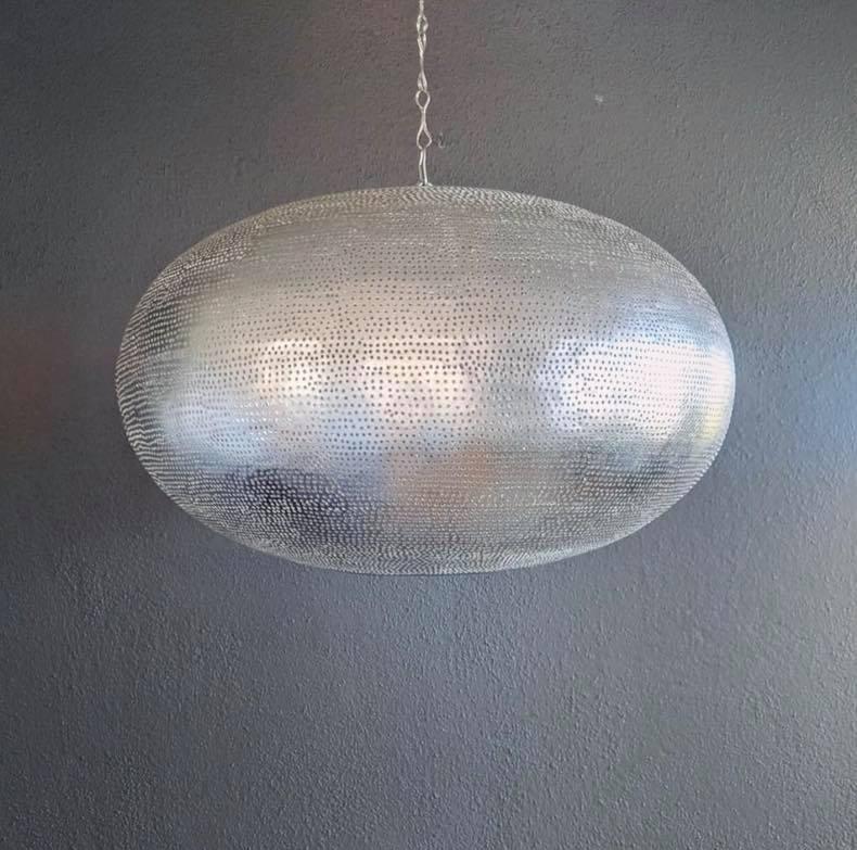 Orb POV Stor | Oval Formet Kobber Taklampe - Orient Design