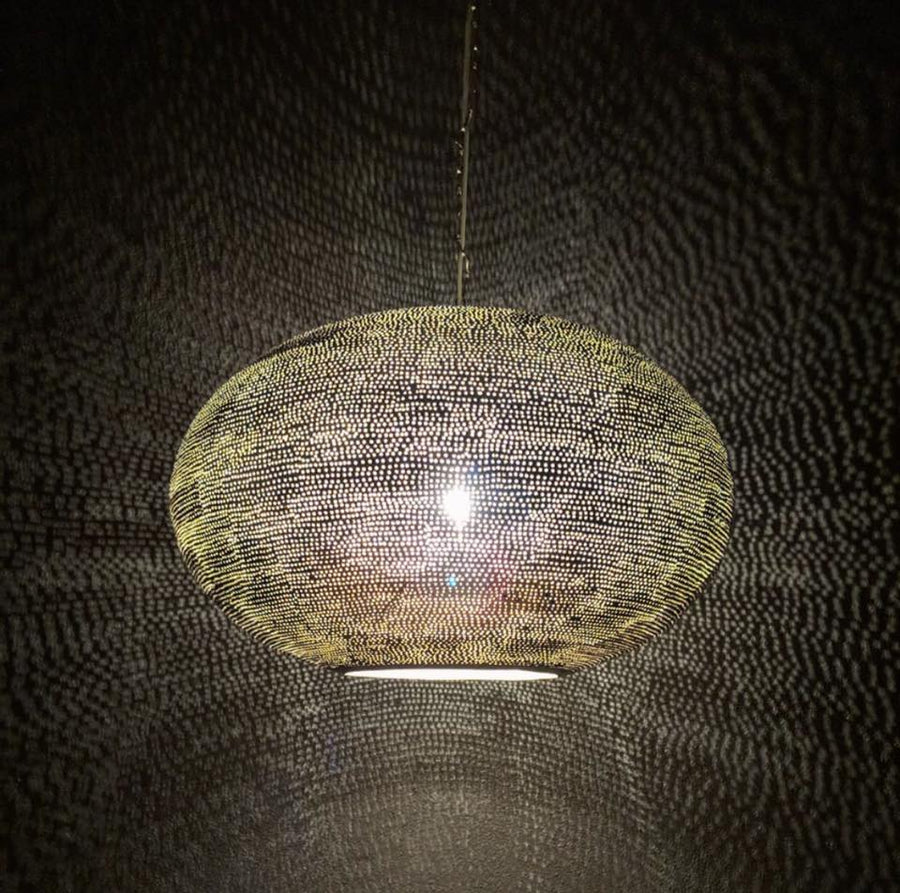 Orb POV Medium | Oval Formet Kobber Taklampe - Orient Design