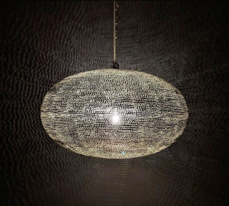 Orb POV Stor | Oval Formet Kobber Taklampe - Orient Design