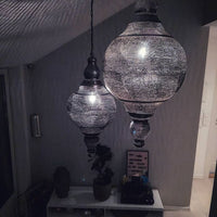 Vann Stor POV Lampe | Dråpeformet Kobber Taklampe - Orient Design