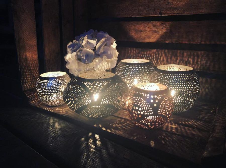 Orb POV Telysholder | Håndlaget i Kobber - Orient Design