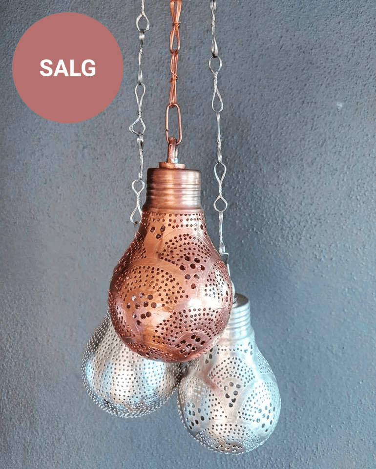 Blun POV Lampe | Håndlaget Kobber Pendellampe - Orient Design